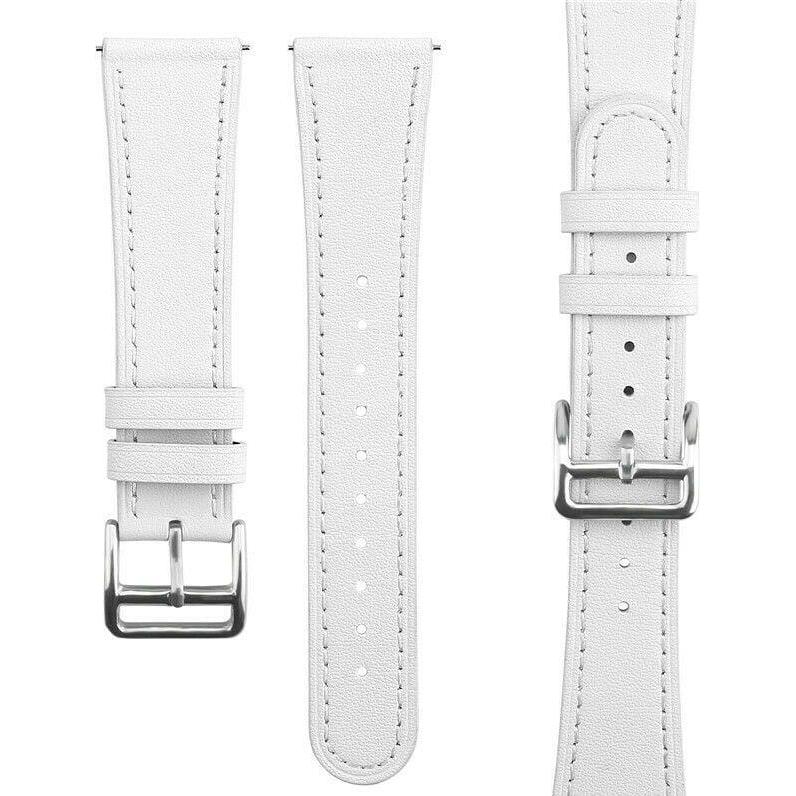 Strap-it Armband (Leder), Uhrenarmband, Weiss