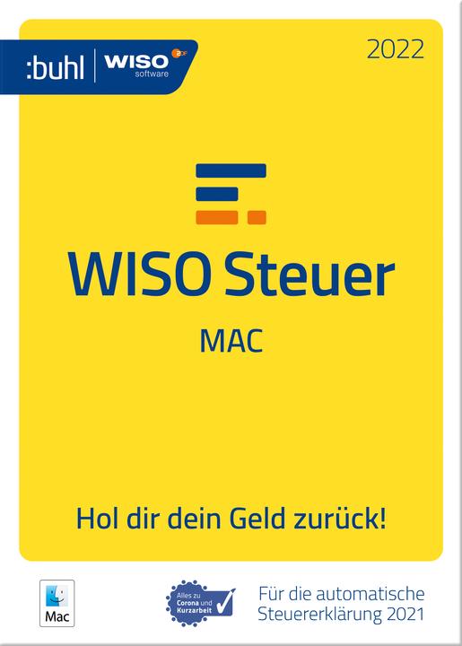 Buhl Data Service Buhl Data WISO Steuer-Mac 2022 (1 User, 1 Geräte/User, unbegrenzt)