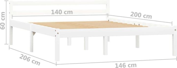 Image du produit vidaXL Bettgestell (140 x 200 cm)
