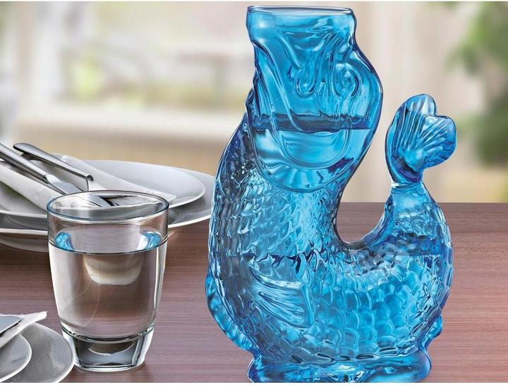 Produktbild Cilio NEMO Wasserkaraffe blau 10x15,5x23cm (1 l)