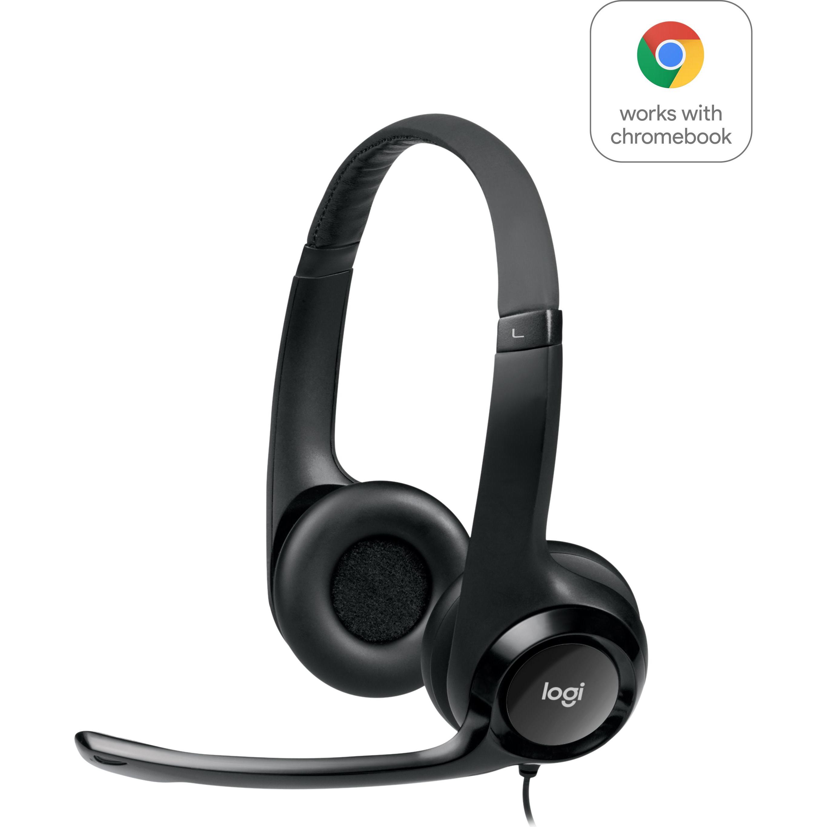 Logitech H390 (Kabelgebunden, USB-A), Office Headset, Schwarz