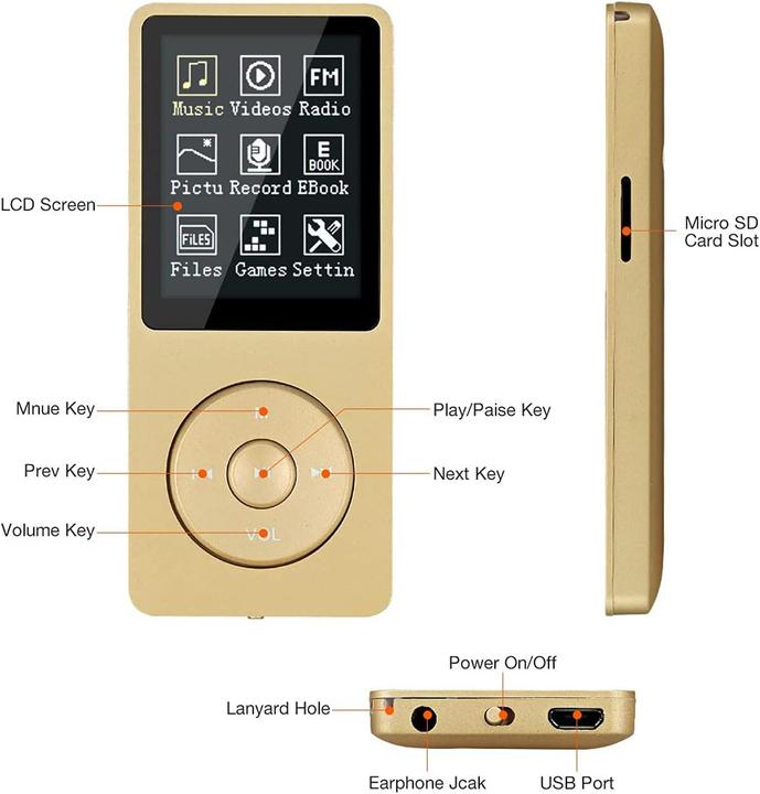 Produktbild Lychee Digitaler Musik-Player (8 GB)