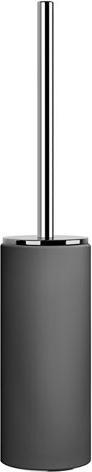 Gessi Anello, toilet brush set for wall mounting container matt black, 63744