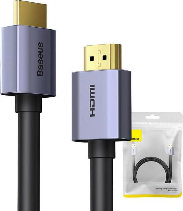 Produktbild Baseus High Definition HDMI 2.0 4K 60 Hz 1.5m Cable Black (WKGQ020101) (1.50 m, HDMI, 2.0)