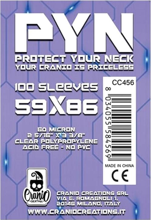 Actual product image Cranio Creations Bustine Protettive PYN 59 x 86 (Yu-gi-oh)