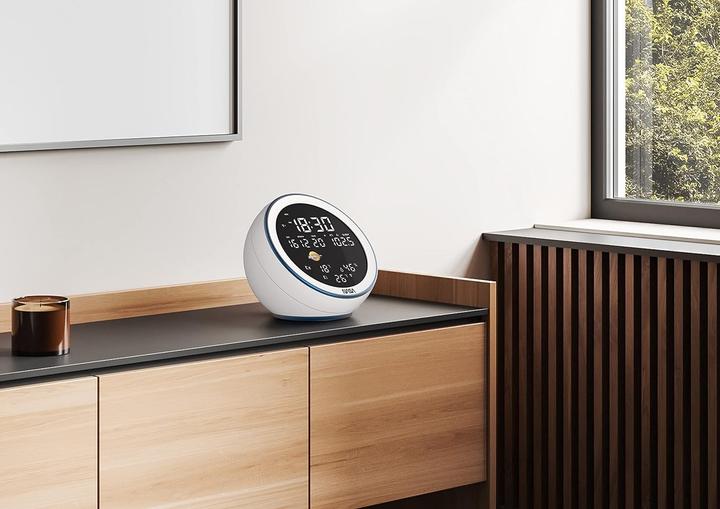 Actual product image Nasa WSP1500 white Weather Station/Speaker BT Moon