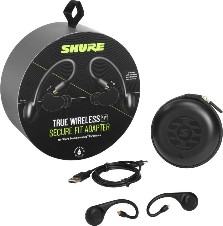 Produktbild Shure True Wireless Secure Fit Adapter Gen 2 (ANC, 8 h, Kabelgebunden)
