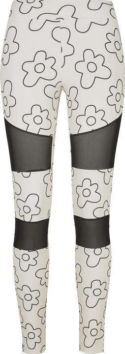 Actual product image Urban Classics Ladies Tech Mesh AOP Leggings - 10978 (5XL)