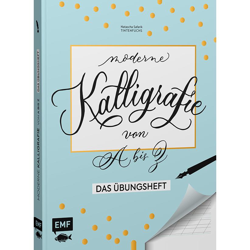 Thumbnail - Buch Kalligrafie A bis Z Übungsheft, Ratgeber von Natascha Safarik