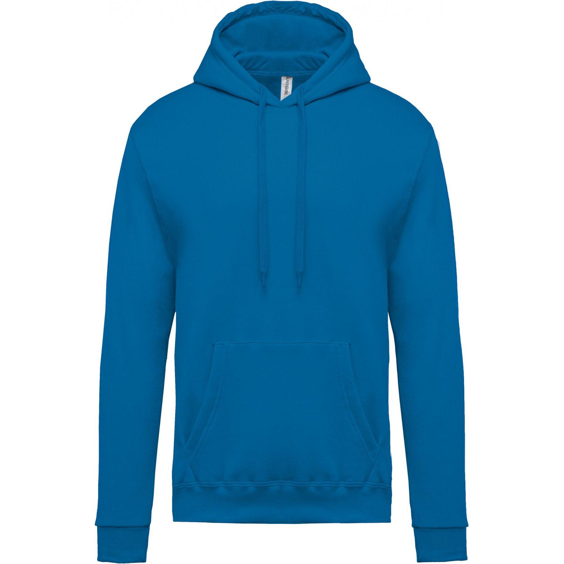 Kariban, Herren, Pullover, Hoodie, Blau, (XL)