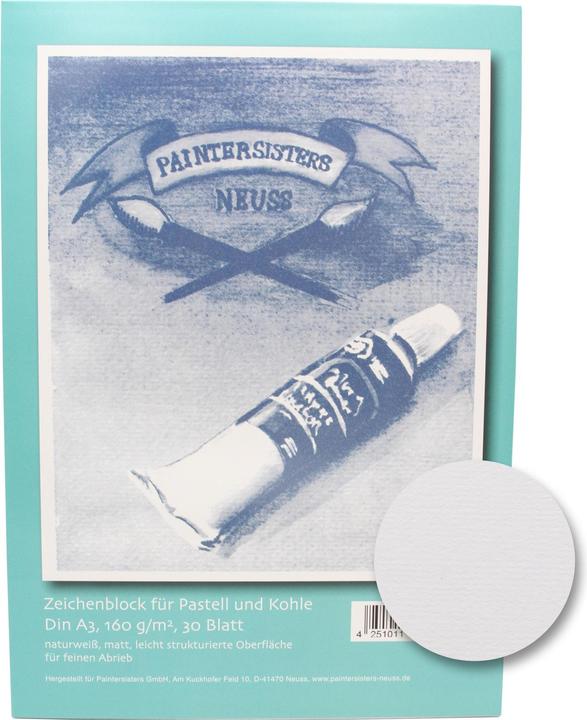 Paintersisters Bloc de coloriage pastel charbon A3 (A3)
