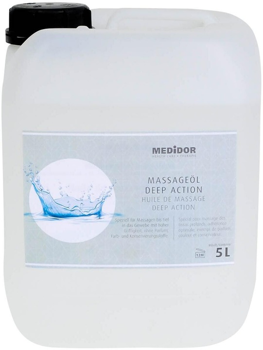 Actual product image Medidor Massage oil Deep Action (5000 ml)