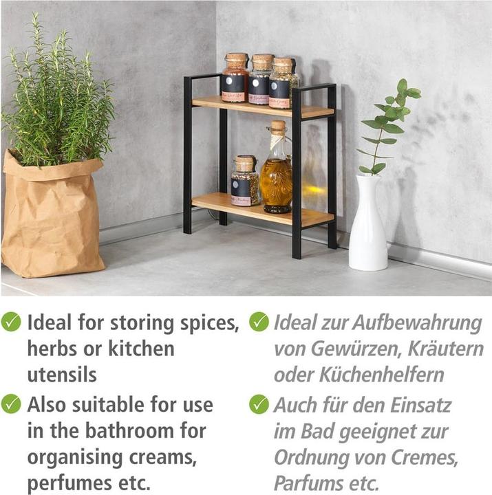 Produktbild Wenko Küchenregal Lou (32 x 11 x 33 cm)