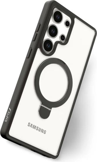 Actual product image Raptic Samsung Galaxy S25 Plus - Air Stand, schwarz (Samsung Galaxy S25+)