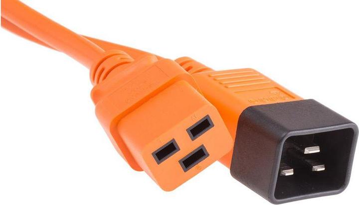Produktbild RS PRO Netzkabel Orange 2m, IEC C19 / IEC C20 (2 m)