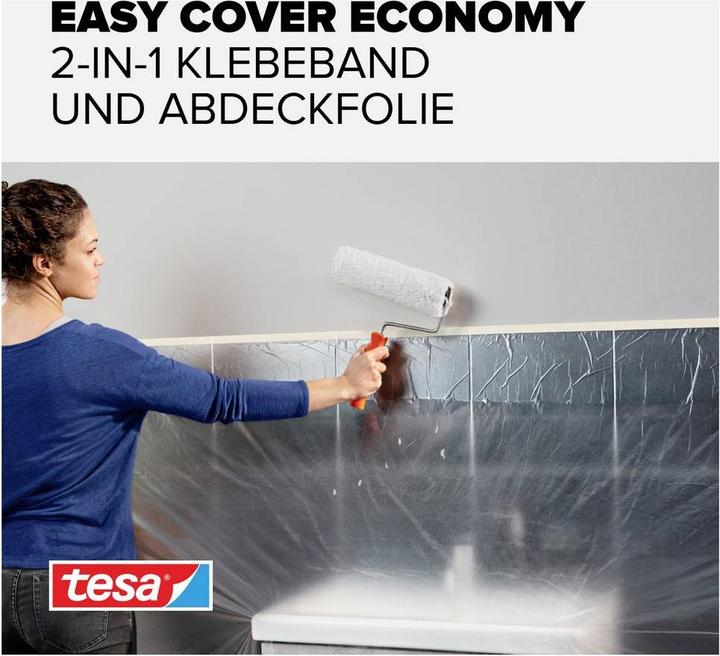 Image du produit tesa EASY COVER Malerfolie ECONOMY Refill Nachfüllrolle (140 mm)