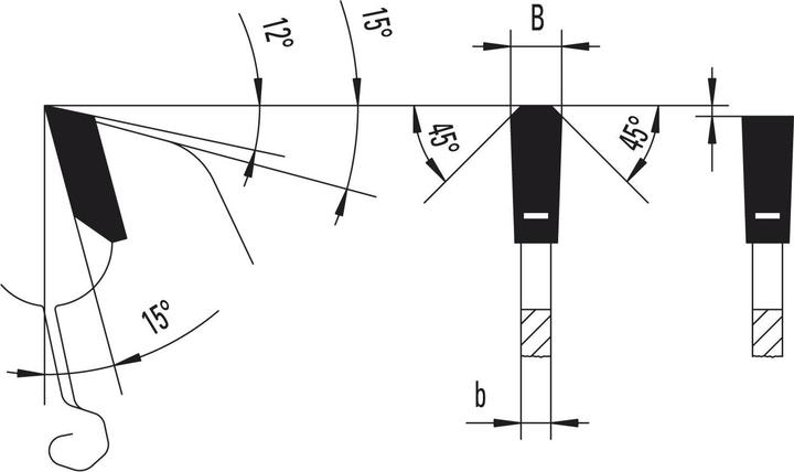 Produktbild Guhdo HW-TF-Kreissägeblatt Piano plus 303x3,2x30 mm WZ60 TF