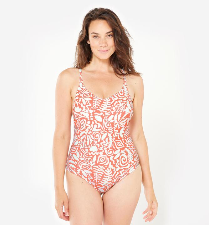 Produktbild Nabaiji Badeanzug Damen - Lila Poly rot (40, 42)