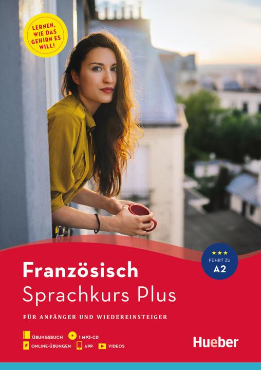 Produktbild Cours de langue Plus en français. Livre avec CD MP3, exercices en ligne, application et vidéos (Französisch, Pascale Rousseau, 2024)