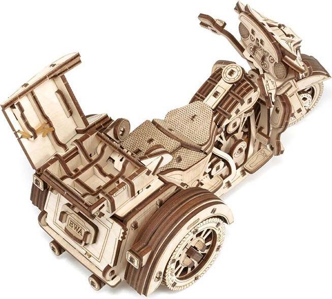 Actual product image Eco Wood Art Mechanical 3D wooden-puzzle - Trike