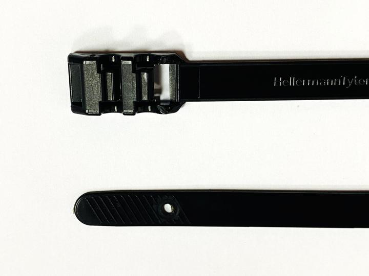 Actual product image HellermannTyton Cable tie. black Robusto 942 9x260mm (Plastic cable ties, 260 mm, 3 pcs.)
