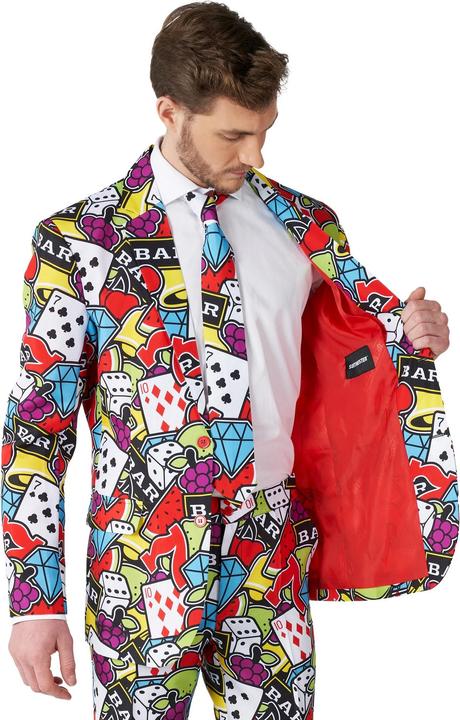 Actual product image OppoSuits Casino Icons Partyanzug (XL)