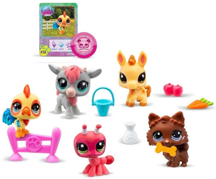 Produktbild Bandai LPS Set 5 Pets Bauernhof & acces. 4+