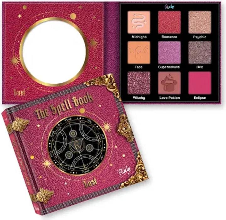Rude Cosmetics RUDE The Spell Book Smooth and Blendable Eyeshadow Palette Lust