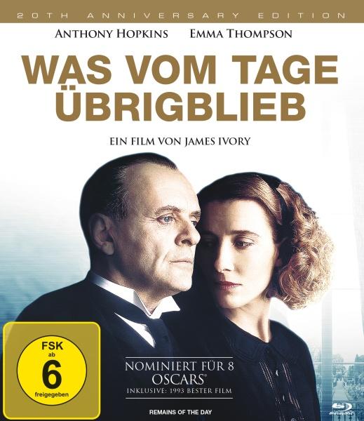 Image du produit Ce qui reste du jour (Blu-ray, 1993, Allemand, Espagnol, Français, Italien, Anglais)