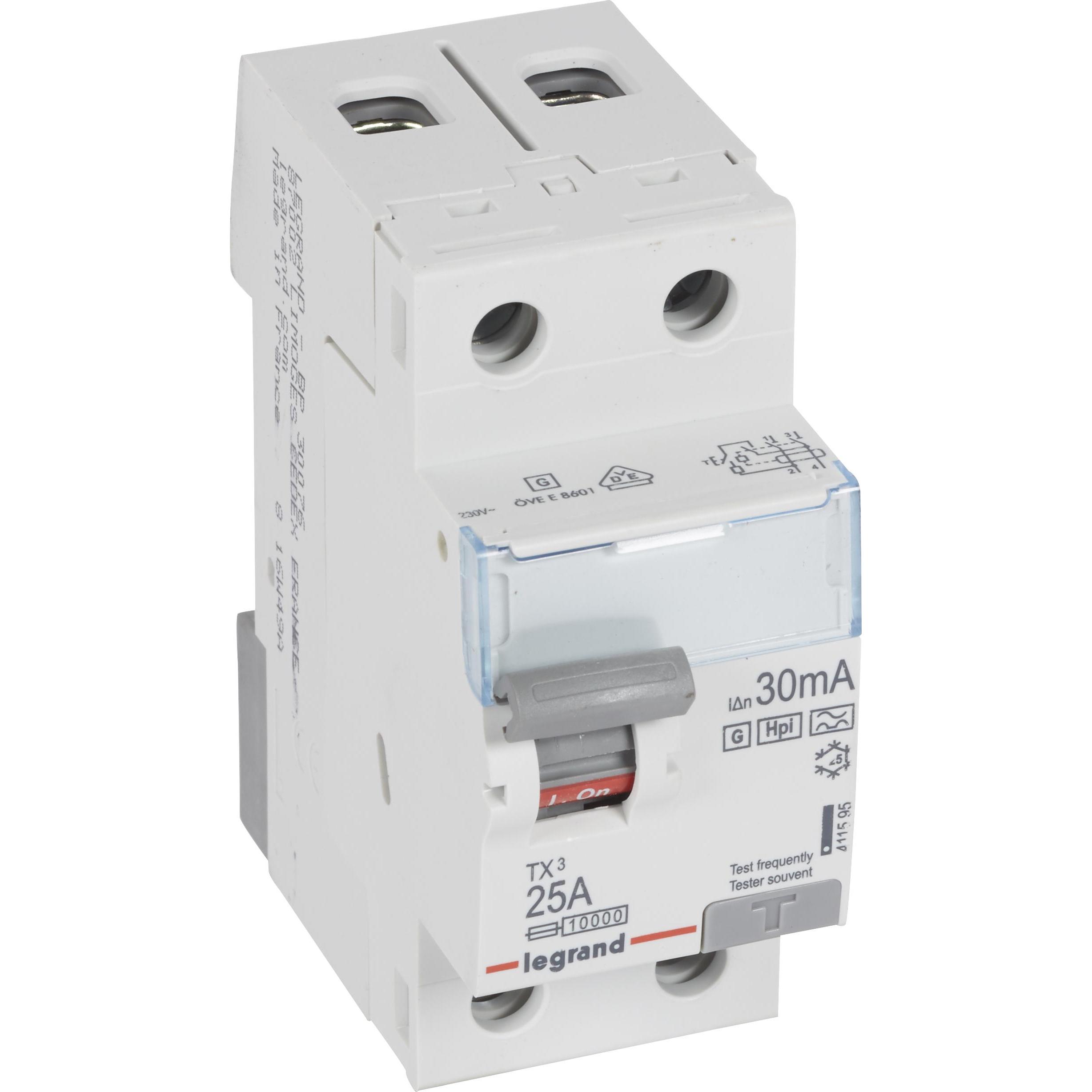 Legrand, Schutzschalter, TX3 Fehlerstromschutzschalter