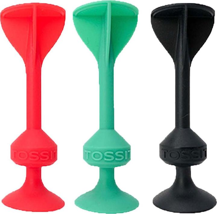 Produktbild Tossit Saugnapf-Darts - Set für 2 Spieler - Rot-Cyan (Deutsch, Französisch, Multilingual, 2 Spieler)