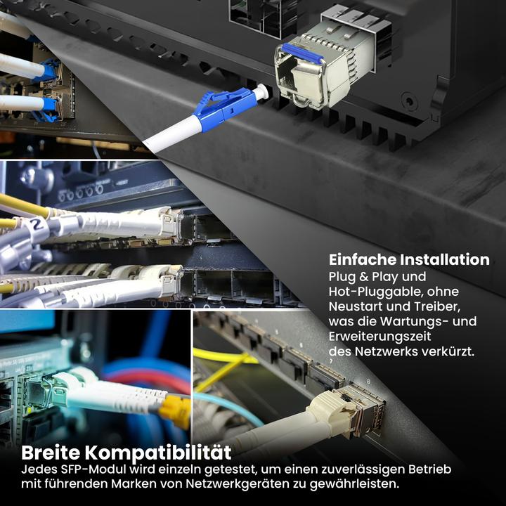 Actual product image Extralink SFP+ | SFP+ WDM Module | 1270/1330nm, single mode,, LC, DOM, pair