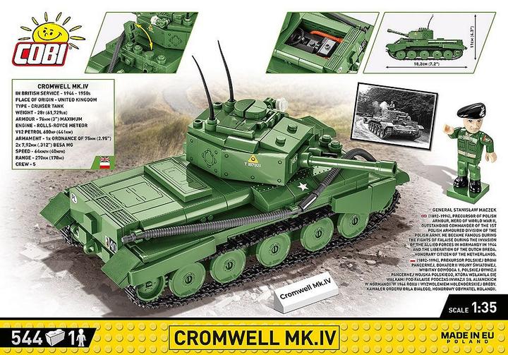 Immagine prodotto Cobi Cromwell Mk.IV, modello, 544 pezzi, di 8 anni fa