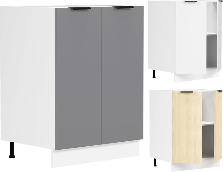 VCM Küchenschrank B 60 cm Unterschrank Fasola (60 x 46 x 82 cm)