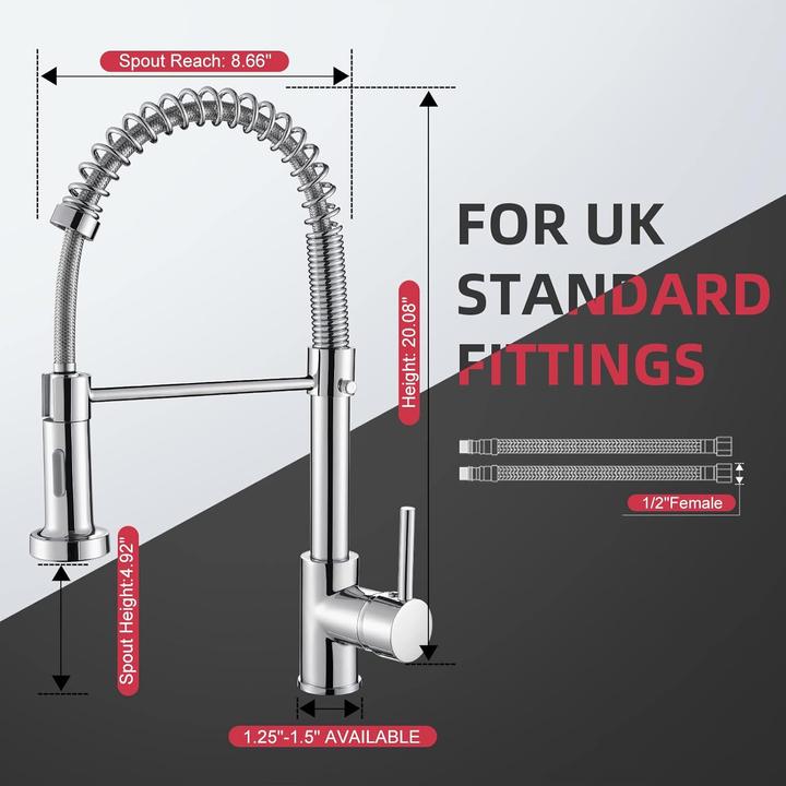 Actual product image Cobbe Küchenarmatur mit Pull Down Sprüher