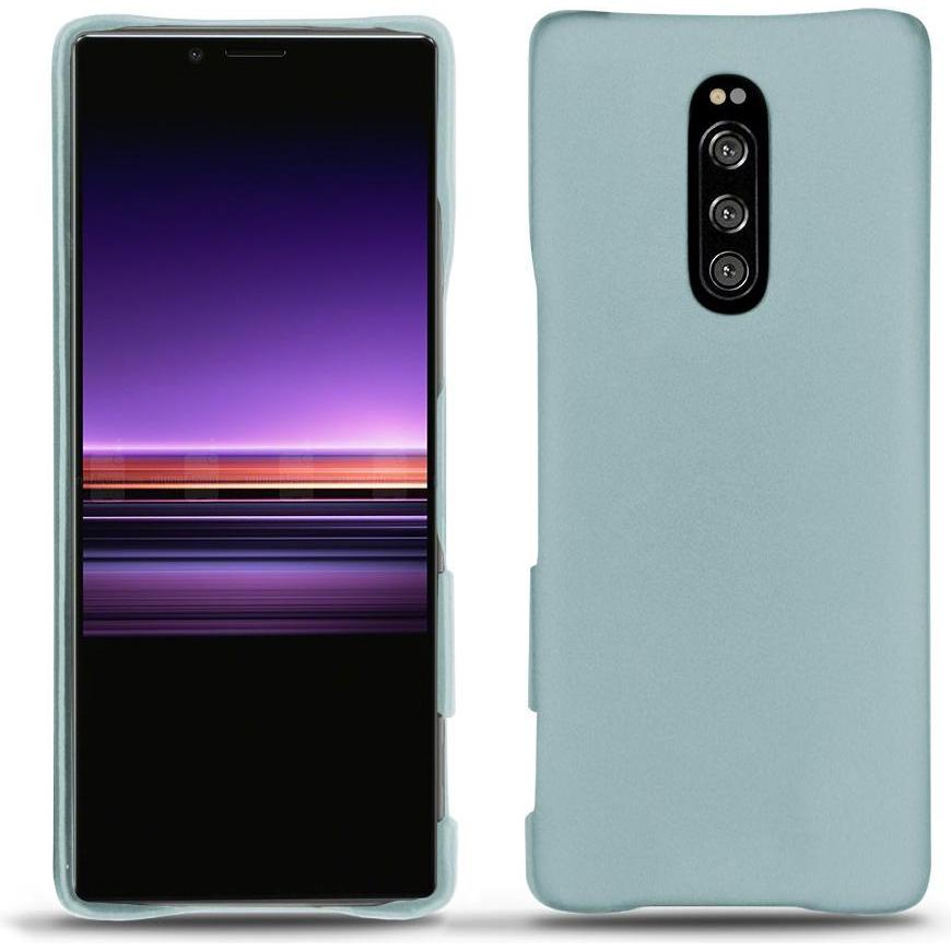 Noreve Lederschutzhülle (Sony Xperia 1), Smartphone Hülle, Blau