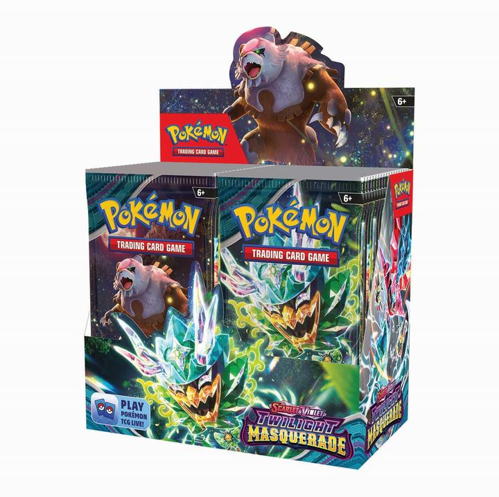 Immagine prodotto Pokémon Twilight Masquerade (Inglese, Display del booster)