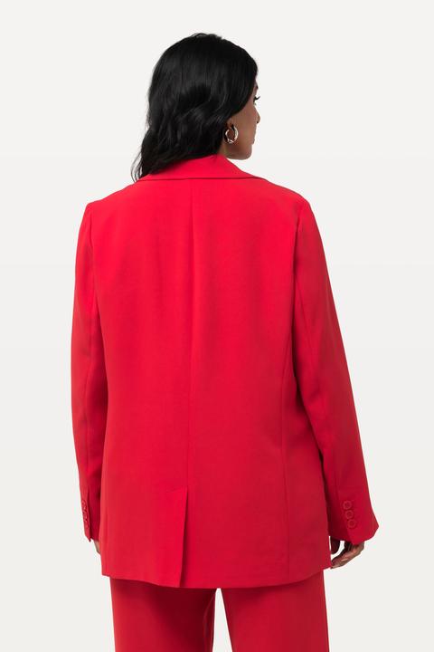 Produktbild Ulla Popken Blazer, Acetat, Reverskragen, Knopfverschluss (52)
