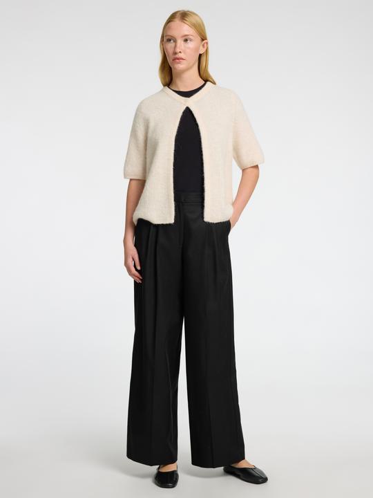 Actual product image Selected Femme Slfsia Ras 2/4 Rib Knit Cardigan Noos (M)
