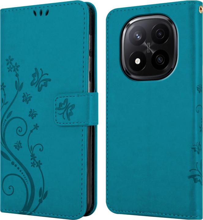 Produktbild Cadorabo Hülle für Xiaomi RedMi Note 14 Pro 5G mit Blumen Muster (Xiaomi Redmi Note 14 Pro 5G)