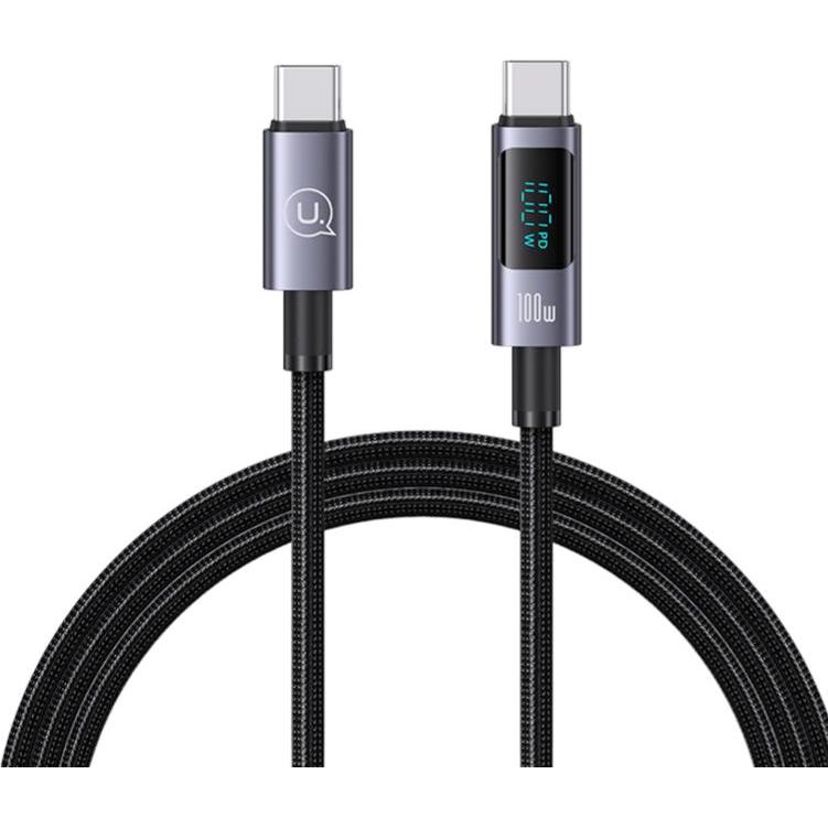 EKO 100W Ladekabel Typ-C auf Lightning Modell Display SF mit LED-Bildschirm 1.2m (1.20 m, USB 3.0), USB Kabel