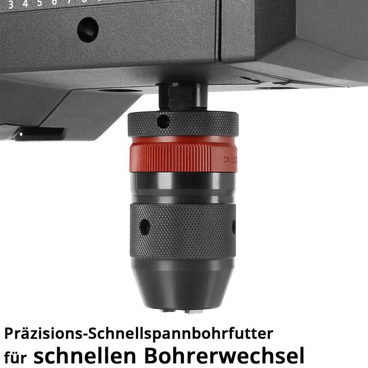 Actual product image Stahlwerk bench drill 800 watt 2,500 rpm drill press with laser for wood and metal