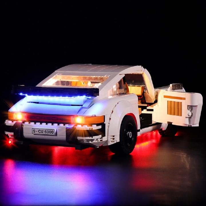 Image du produit BrickBling Kit d'éclairage LED pour LEGO Porsche 911 (10295) incl. télécommande