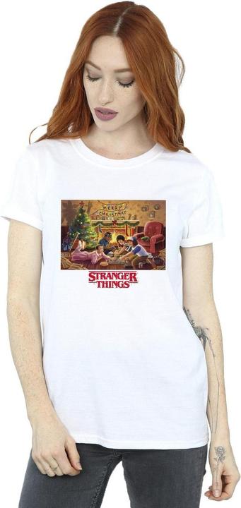 Image du produit Netflix - T-shirt STRANGER THINGS CHRISTMAS GATHERING - Femme (L)