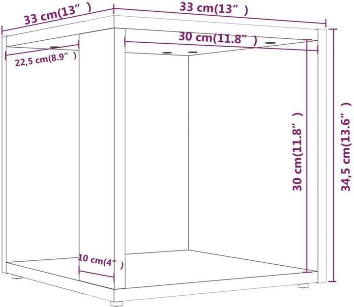 Image du produit vidaXL Beistelltisch