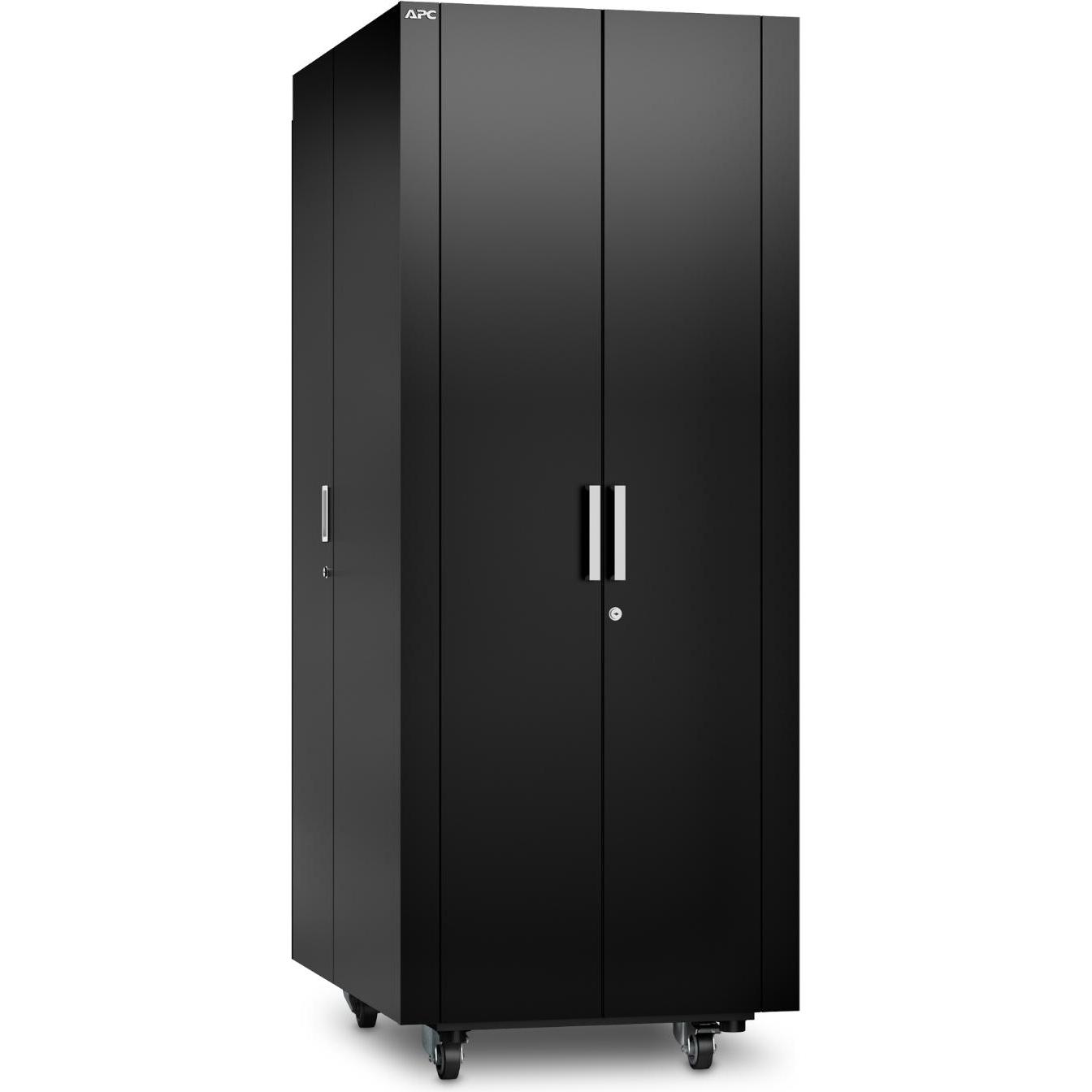 APC NetShelter CX 38U 750 mm Wide x 1130 mm Deep Enclosure Black Finish Intl (38 HE, 19 Zoll Rack), Serverschrank, Schwa...