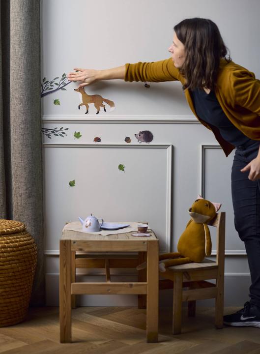 Actual product image Filibabba - Forest Friends Wallstickers - Flerfarvet - 12-48 M (FI-03822) (44 x 30 cm)