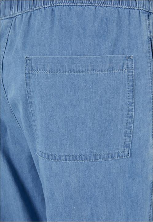 Actual product image Urban Classics Ladies Light Denim Cargo Pants - 138401 (S)