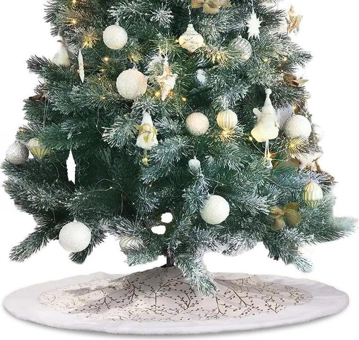 Produktbild Hermex Weihnachtsbaumdecke Tannenbaum-Teppich Christbaum-Rock Baumrock-Matte (1 -teilig)