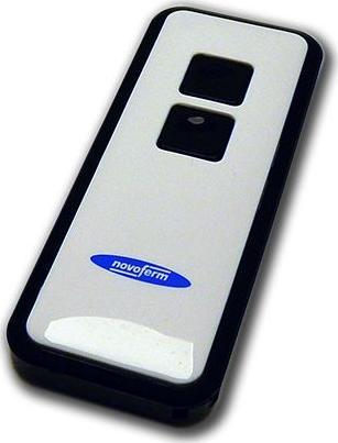Actual product image Novoferm garage door hand-held transmitter Mini-Novotron 522, 2 channel transmitter, black/ white (Handheld transmitter)